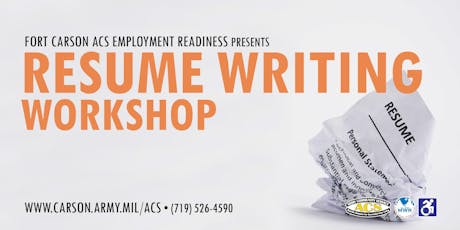 resume writing workshop tickets multiple dates eventbrite