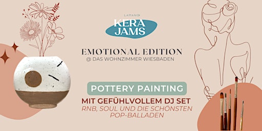 Hauptbild für KERA JAMS – Keramikmalen mit Drinks & DJ | Special RnB Edition