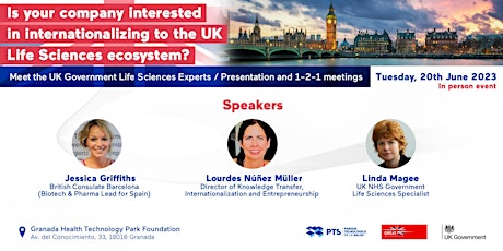 Imagen principal de Meet the UK Government Life Sciences Experts for internationalize business