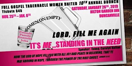  Full Gospel Tabernacle Women's Brunch 2019 primary image