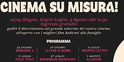 Hauptbild für Cinema all'aperto Porte di Torino - CINEMA SU MISURA