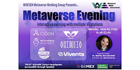 Women in Web3 Switzerland (@WiW3CH) June Monthly Meetup - Metaverse Evening
