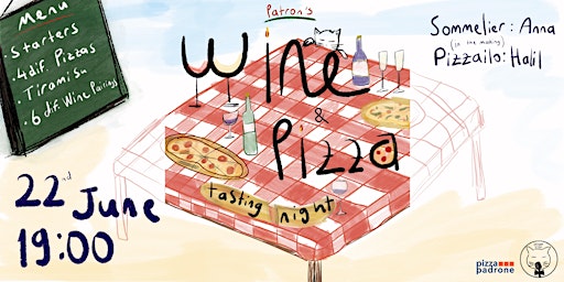 Primaire afbeelding van Italian Wine Tasting & Pizza Experience  Night at Pizza Padrone - 22 June