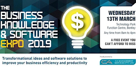 Business Knowledge & Software Expo 2019 primary image