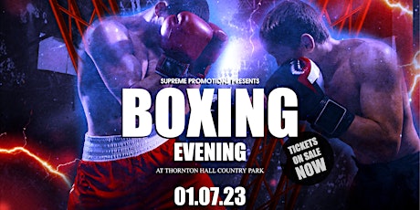 Supreme  White Collar Boxing at Thornton Hall Country Park primary image