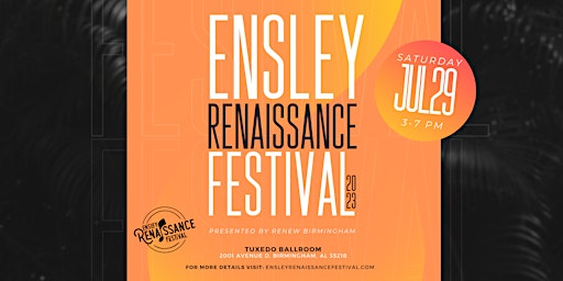 Ensley Renaissance Festival 2023 featuring Alvin Garrett primary image