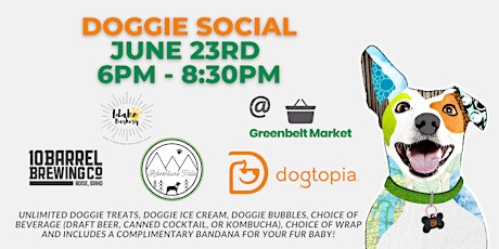 Doggie Social @ The Greenbelt Market primary image