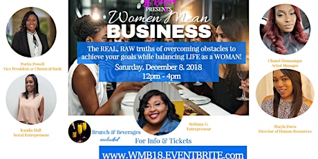 Women Mean Business;by Any Means Neccessary primary image