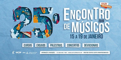 Imagem principal do evento 25º Encontro de Músicos - 2019