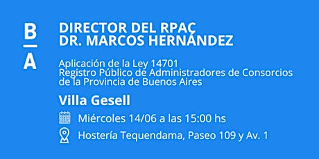 Imagen principal de Aplicación Ley 14701 RPAC - Villa Gesell