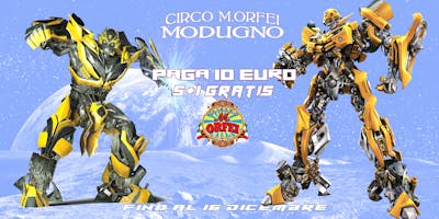 Il Circo M.Orfei a MODUGNO fino al 16 dicembre Il Circo M.Orfei a MODUGNO fino al 16 dicembre