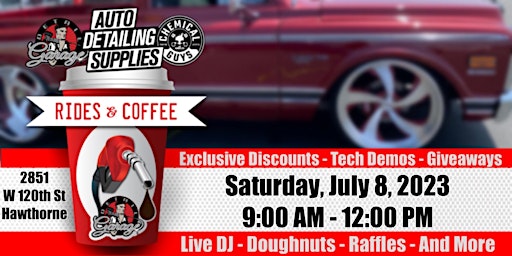 Rides & Coffee at Detail Garage Los Angeles presented by Chemical Guys primary image