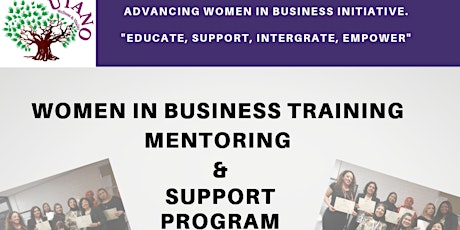 WOMEN IN BUSINESS TRAINING MENTORING  & SUPPORT PROGRAM primary image