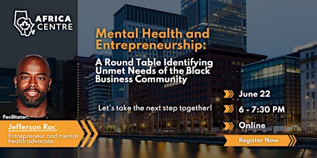 Mental Health and Entrepreneurship Roundtable