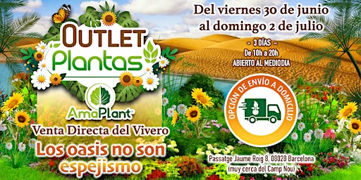 Image principale de Gran Venta de Plantas: ¡Pon un OASIS en tu vida!