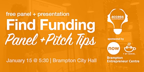 Find Funding Panel & Pitch Tips primary image