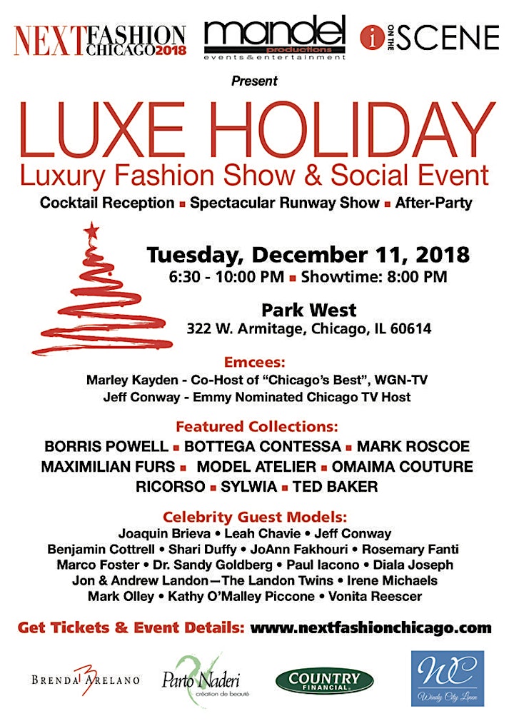 LUXE HOLIDAY - Luxury Fashion Show & Social Event image