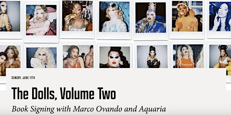 The Dolls, Volume Two: Book Signing with Marco Ovando and Aquaria
