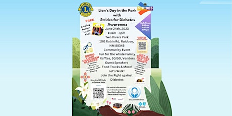 FREE Lions Day in the Park with Strides for Diabetes Awareness primary image