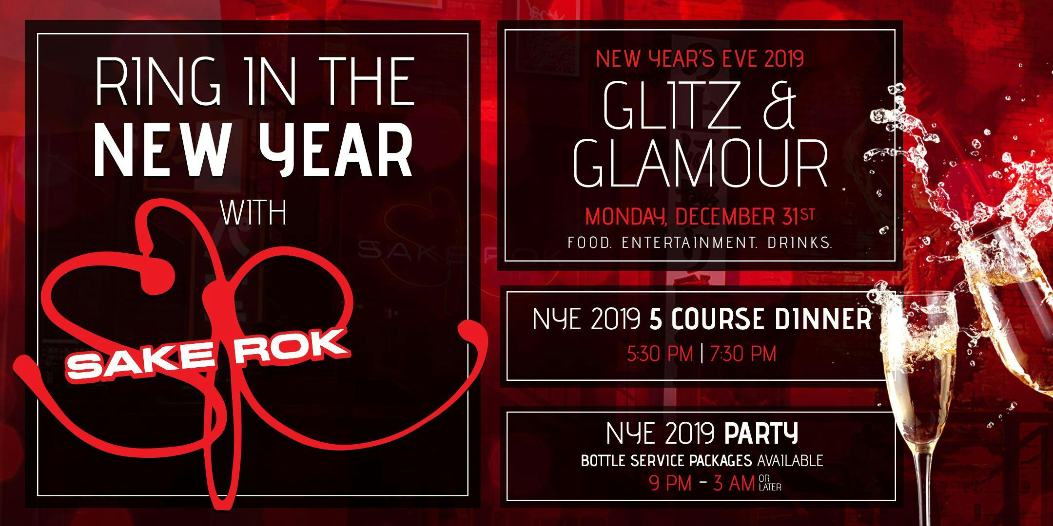 NYE 2019 Glitz & Glamour