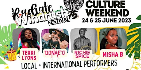 Culture Weekend Windrush 75: Radiate Festival 2023 primary image