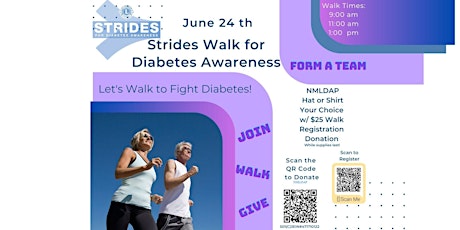 Strides for Diabetes Awareness Walk primary image