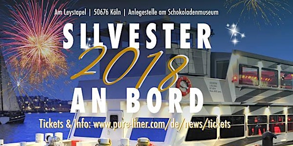 SILVESTER 2018 KÖLN AN BORD DER PURE-LINER