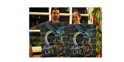 Imagem principal do evento Night Life-Glow in the dark on canvas in Bronte, Oakville,ON