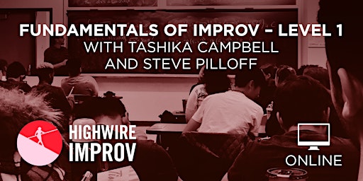 [Online] Fundamentals of Improv Level 1 - Multiweek Class primary image