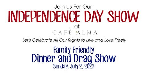 Story & Tea Time for Kids with Molly Mormen / Independence Day Drag Dinner primary image