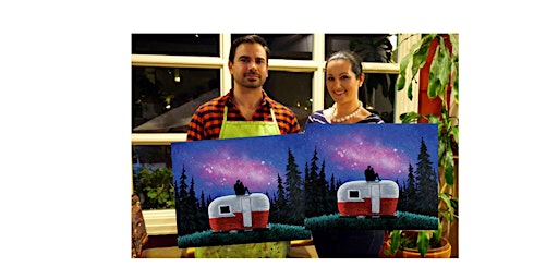 Primaire afbeelding van Summer Nights-Glow in the dark on canvas in Bronte, Oakville,ON