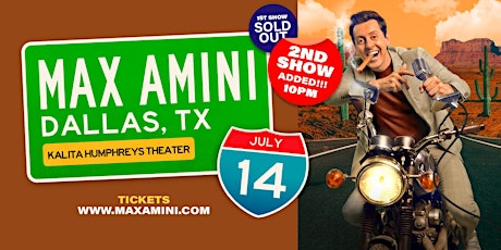 Max Amini Live in Dallas - 2023 *2nd Show primary image