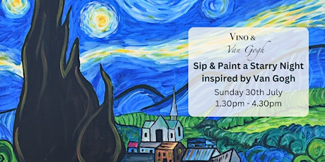 Sip & Paint a Starry Night inspired by Van Gogh primary image