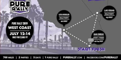 Pure Rally USA West coast run 2019