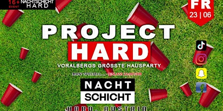 PROJECT HARD - PARTY / 16+ EVENT primary image
