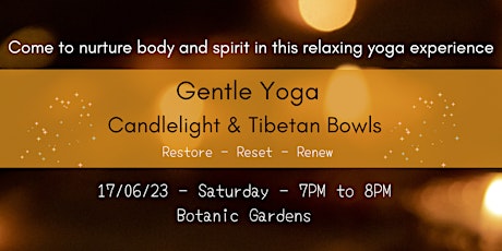 Image principale de Candlelight Gentle Yoga and Sound Bath