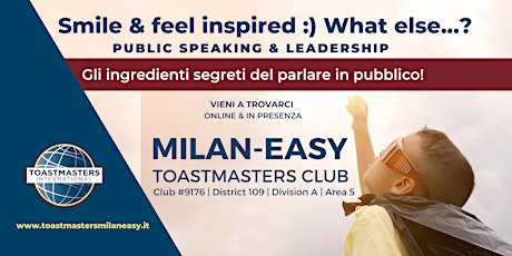 Parlare in pubblico, unisciti a noi per una sera @MilanEasy Club Bilingue