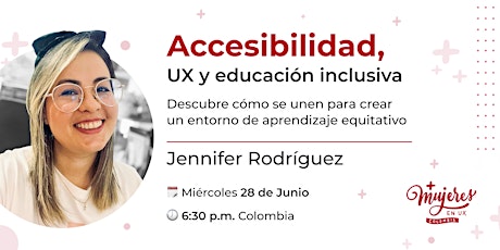 Primaire afbeelding van Accesibilidad, UX y educación inclusiva