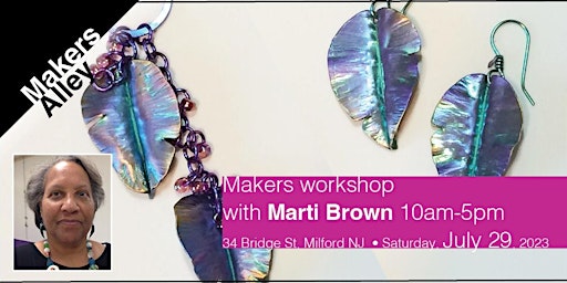 Creating Rainforest Leaf Earrings and Necklace with the Magic of Niobium primary image