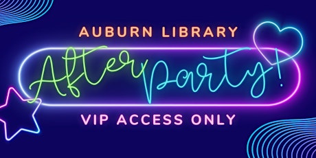 Summer Fest After Party: VIP Access Only at the Auburn Library primary image