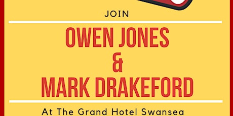 Owen Jones and Mark Drakeford at the Grand Hotel Swansea primary image