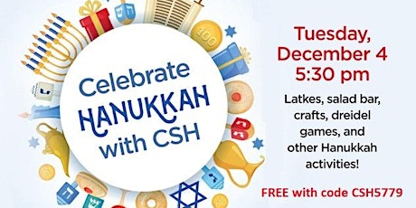 Celebrate Hanukkah with CSH 5779 primary image