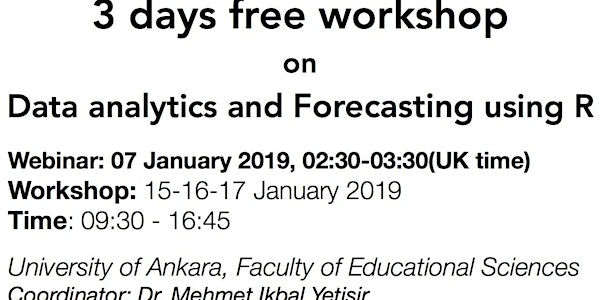 Data analytics and forecasting using R
