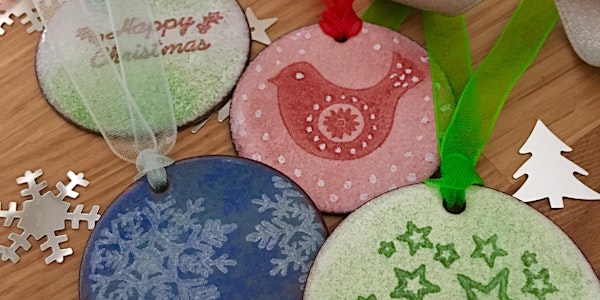 Enamelled Christmas Decorations