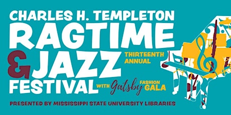 Imagem principal do evento 2019 Charles H. Templeton Ragtime Jazz Festival