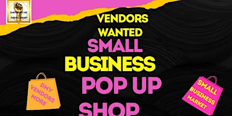 Imagem principal do evento Small Business  Pop Up Shop