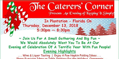 The Caterers Corner Christmas Bash!