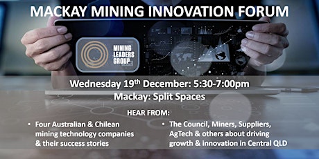 Mackay Mining Innovation Forum primary image