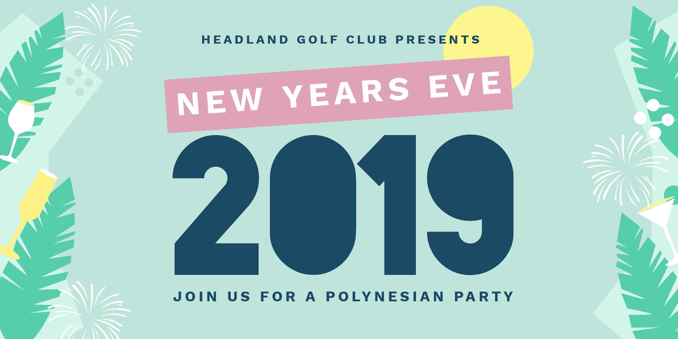 New Year's Eve 2019 at Headland Golf Club, Sunshine Coast - 31 DEC 2018