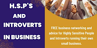 Free Monthly Support Group For  Highly Sensitive Business Owners